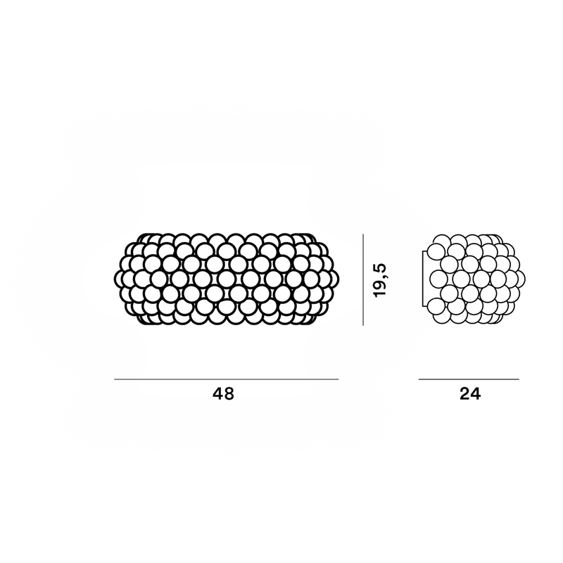 Foscarini Caboche Plus Piccola R7S Wall Wandlamp