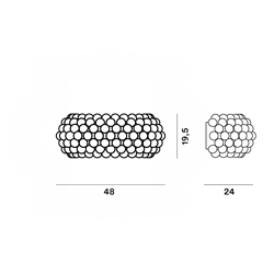 Foscarini Caboche Plus Media R7S Wall Wandlamp