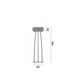 Foscarini Caboche Plus Media Floor Floor Lamp