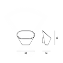 Foscarini Aplomb R7S Wall Wandlamp