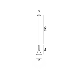 Foscarini Aplomb Mini Susp. 10M Hanglamp