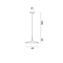 Foscarini Aplomb Large Mylight Susp. Hanglamp