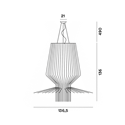 Foscarini Allegro Assai Led Susp. 10M Hanglamp