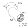 Delta Light Spy 52 On Soft ceiling lamp outlet