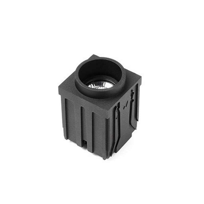 Modular Qbini round out LED GE Inbouwlamp - Zwart - 2700K - Flood - Outlet