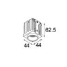 Modular Qbini round out LED GE Recessed lamp - Black - 2700K - Flood - Outlet