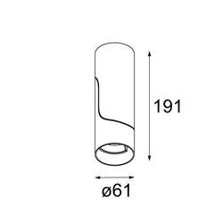 Modular Semih 61 ceiling LED warm dim GI Ceiling lamp