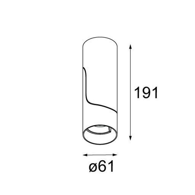 Modular Semih 61 ceiling LED warm dim GI Plafondlamp - Outlet