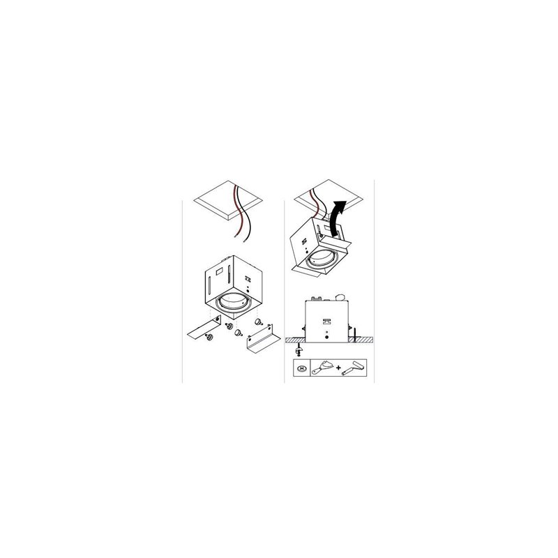 Modular Mounting kit for Mini multiple trimless