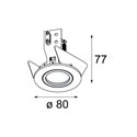 Modular K-0 80 GU10 Vloerlamp