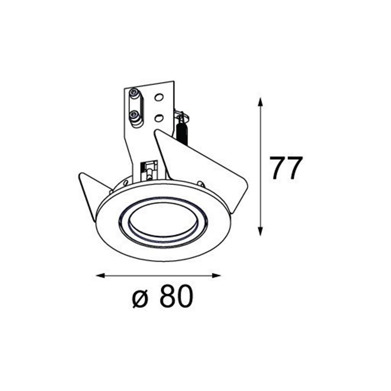 Modular K-0 80 GU10 Vloerlamp