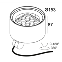 Delta Light Frax Mb Poleinear V Wandlamp