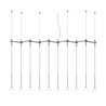 Vibia Algorithm 10X Lineal Recessed - 0837 suspension lamp