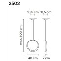 Vibia Cosmos 1X 48 hanglamp
