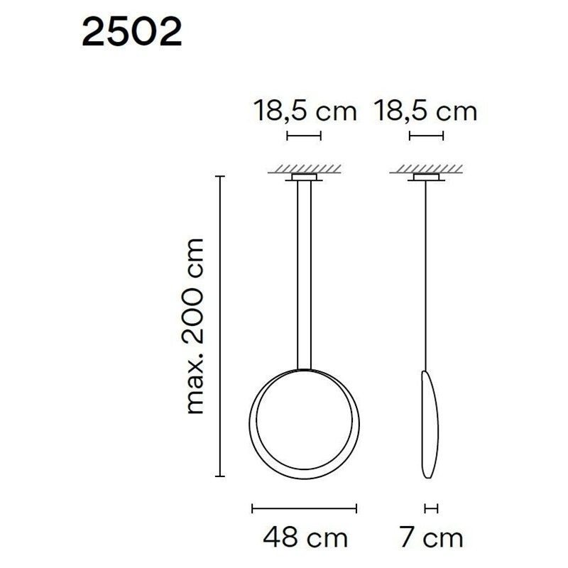Vibia Cosmos 1X 48 hanglamp