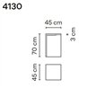 Vibia Empty 70 garden lamp
