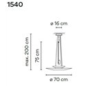 Vibia Flamingo 1X hanglamp
