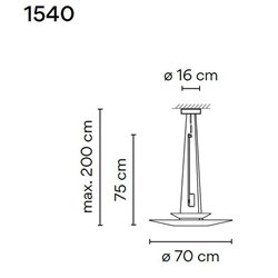 Vibia Flamingo 1X suspension lamp
