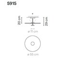 Vibia Flat 2X 60 plafondlamp