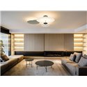 Vibia Flat 3X 186 - 5924 plafondlamp