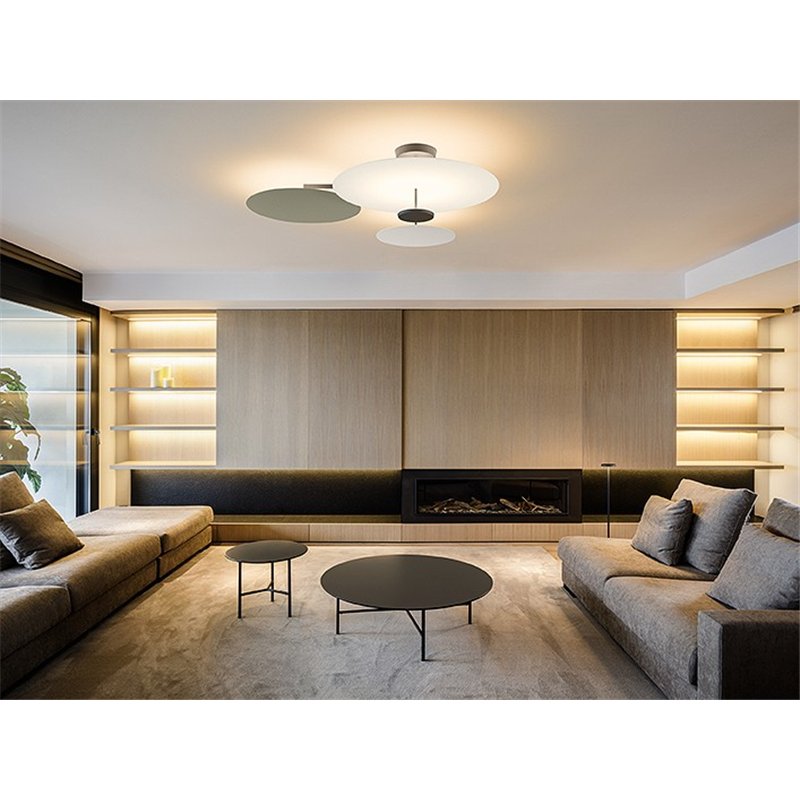 Vibia Flat 3X 186 - 5924 plafondlamp