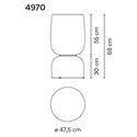 Vibia Ghost 88 tafellamp