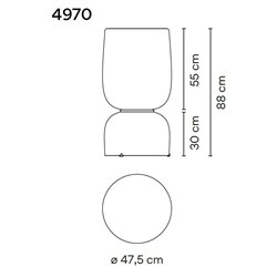 Vibia Ghost 88 table lamp