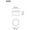 Vibia Guise 15X25 ceiling lamp