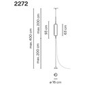 Vibia Guise 1X Extended hanglamp