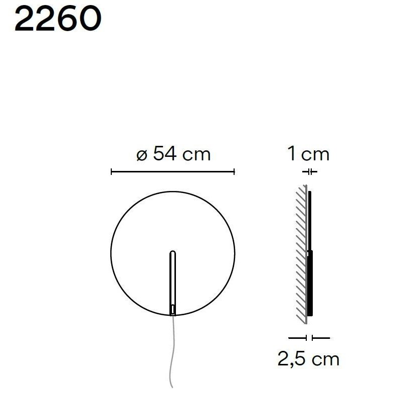 Vibia Guise 54 wandlamp
