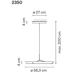 Vibia Halo Jewel suspension lamp