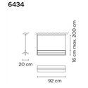 Vibia Kontorno Closed 92 hanglamp