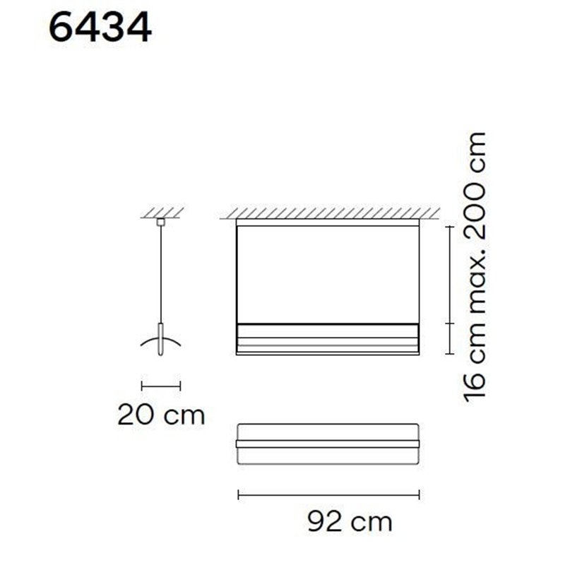 Vibia Kontorno Closed 92 hanglamp