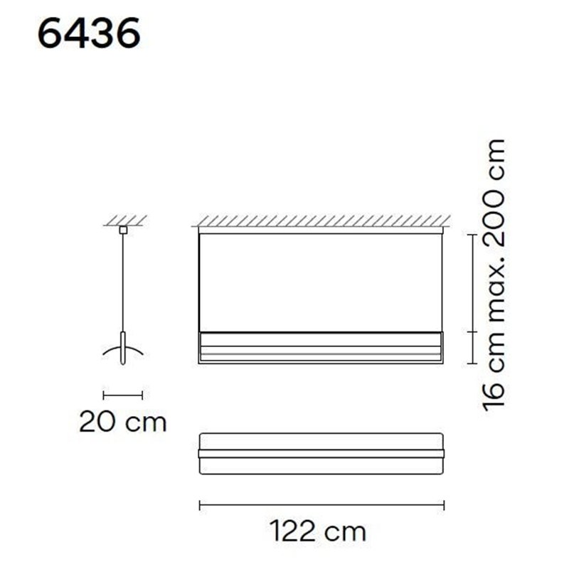 Vibia Kontorno Open 122 hanglamp
