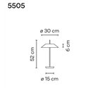 Vibia Mayfair 52 B tafellamp
