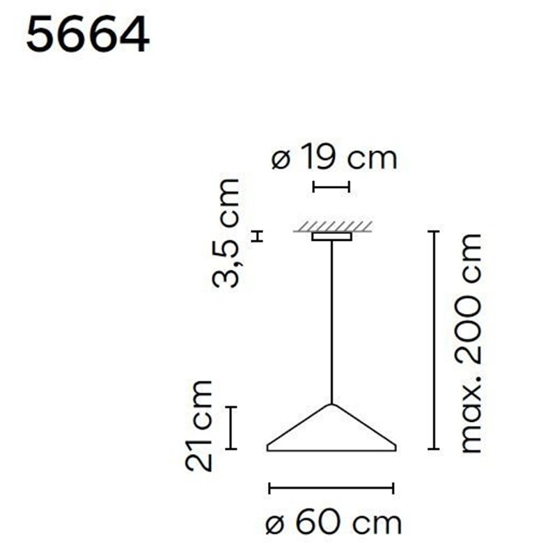 Vibia North 60 hanglamp
