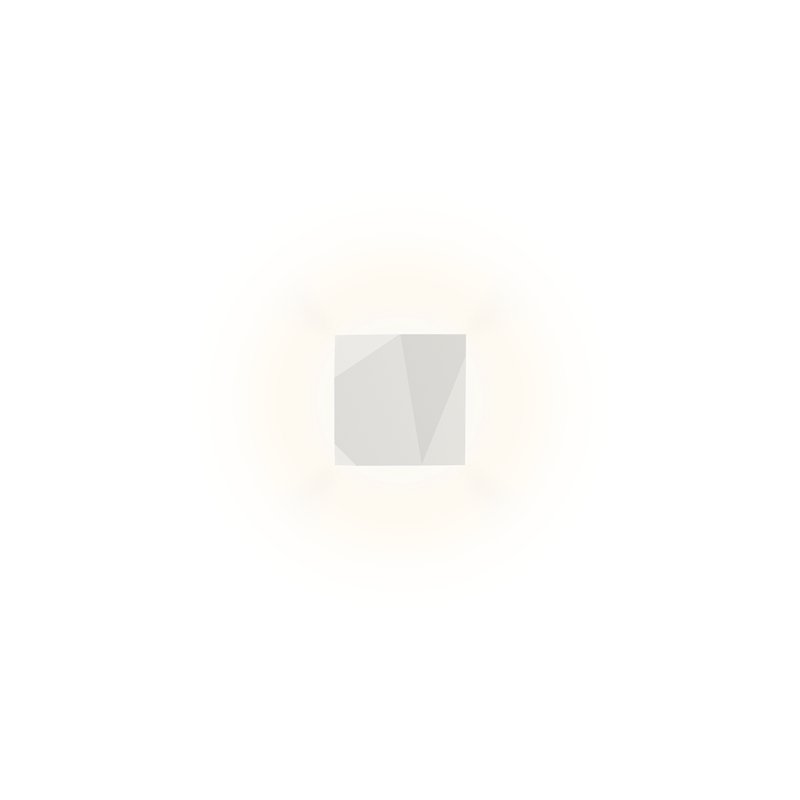 Vibia Origami Single B - 4501 wandlamp