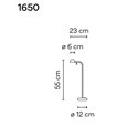Vibia Pin 23 tafellamp