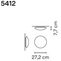 Vibia Puck 27,2 plafondlamp