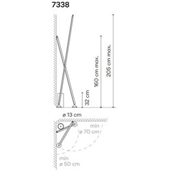 Vibia Sticks 2X 205 floor lamp