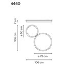 Vibia Up 106 plafondlamp