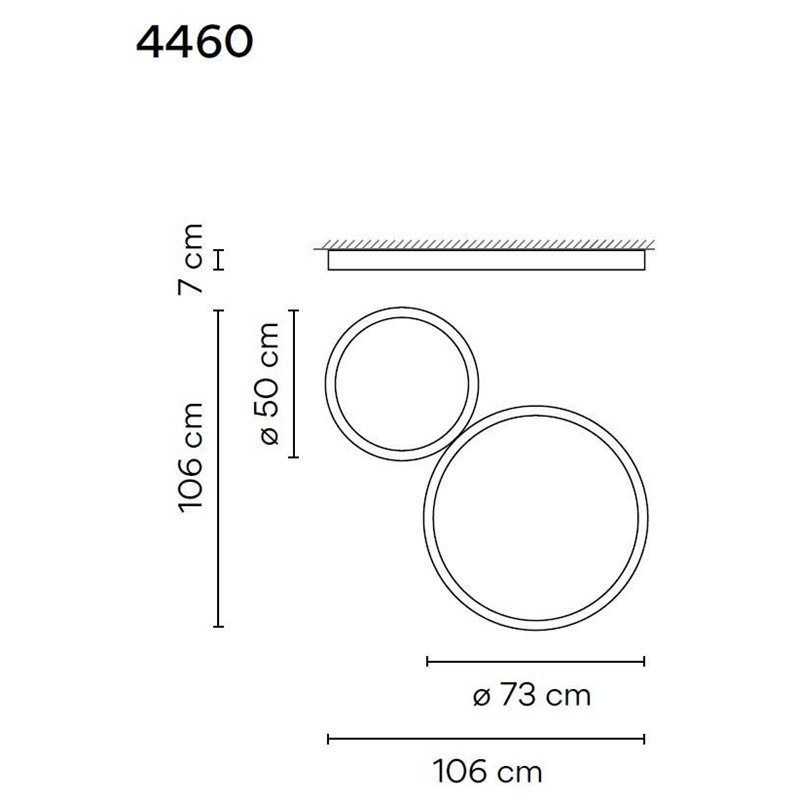 Vibia Up 106 plafondlamp