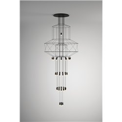 Vibia Wireflow Chandelier 396 hanglamp