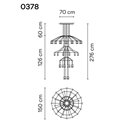 Vibia Wireflow Chandelier 276 hanglamp
