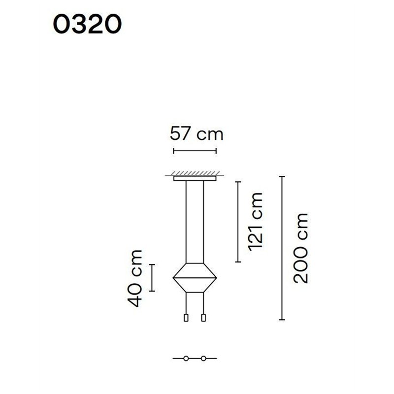 Vibia Wireflow Lineal 2 hanglamp