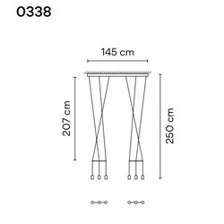 Vibia Wireflow Lineal 6B suspension lamp