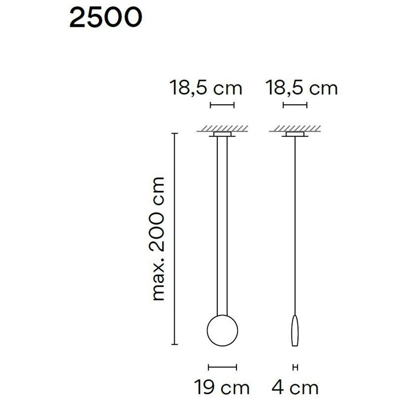 Vibia Cosmos 1X 19 hanglamp