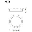 Vibia Duo 78,5 plafondlamp