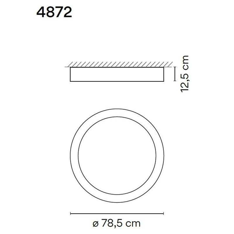 Vibia Duo 78,5 plafondlamp