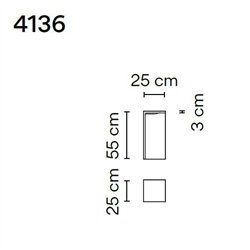 Vibia Empty 55 garden lamp